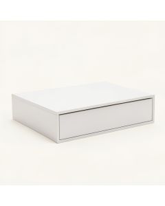 Glen Crest Desktop Monitor Riser - White (synthetic illustration; no displayed measurements)