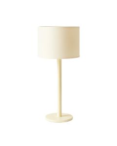 Sage Bluff Floor Lamp With A Plain Fabric Shade - Cream (synthetic illustration; no displayed measurements)