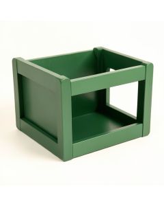 Field Dell Empty Furniture-Style Pet Crate - Green (synthetic illustration; no displayed measurements)