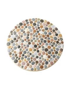 Penny 1 '' X 1 '' Porcelain Round Mosaic Wall & Floor Tile