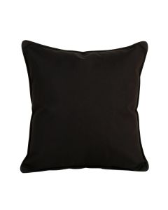 Fern Crest Filled Accent Pillow - Black