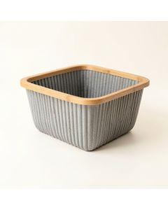Meadow Brook Empty Storage Basket - Gray (synthetic illustration; no displayed measurements)
