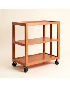 Birch Arc Empty Rolling Workshop Cart (synthetic illustration; no displayed measurements)