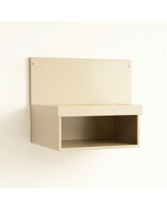 Elm Crest Wall-Mounted Shelf - Beige (synthetic illustration; no displayed measurements)