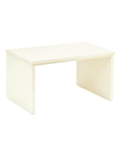 Bay Bend Desktop Monitor Riser - Ivory (synthetic illustration; no displayed measurements)