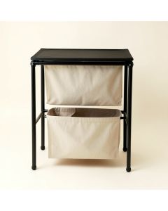 Bay Dale Laundry Sorting Station With Plain Removable Bags - Black (synthetic illustration; no displayed measurements)