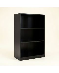 Aspen Dell Freestanding Bookcase - Black (synthetic illustration; no displayed measurements)
