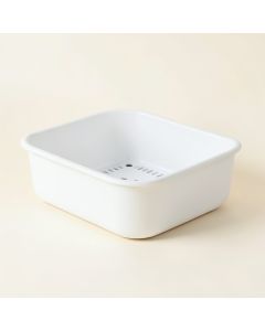 Shore Falls Empty Under-Desk Cable Tray - White (synthetic illustration; no displayed measurements)