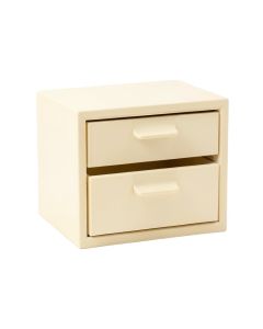 Harbor Bridge Small-Parts Storage Drawer Cabinet - Ivory (synthetic illustration; no displayed measurements)