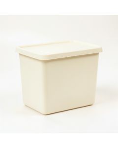 Rowan Branch Closed Outdoor Storage Box - Cream (synthetic illustration; no displayed measurements)