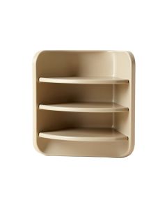 Alder Bluff Empty Mug-Storage Cabinet Insert - Beige (synthetic illustration; no displayed measurements)
