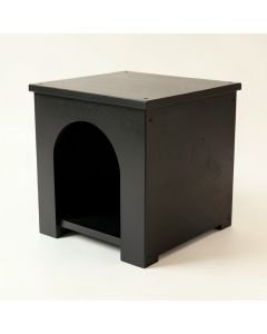 Field Arc Empty Furniture-Style Litter Enclosure (synthetic illustration; no displayed measurements)