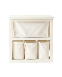Briar Branch Laundry Sorting Station With Plain Removable Bags - White (synthetic illustration; no displayed measurements)