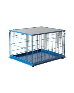 Aspen Canyon Empty Furniture-Style Pet Crate - Blue