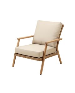 Cureton Outdoor Patio Chair With Cushions (synthetic illustration; no displayed measurements)