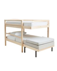 Lightsey Twin Over Twin Standard Bunk Bed With Trundle (synthetic illustration; no displayed measurements)