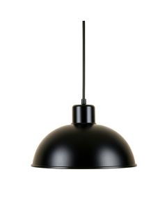 Summit Dale Pendant Light Suspended From One Plain Cable - Black