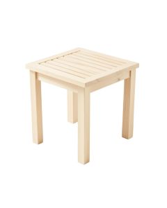 Reed Bridge Compact Balcony Table - Ivory (synthetic illustration; no displayed measurements)