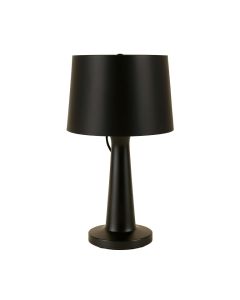 Swart 26.4 '' Black Table Lamp (synthetic illustration; no displayed measurements)