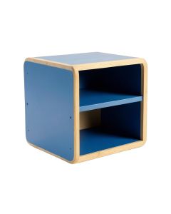 Harbor Bluff Low Toy Storage Unit - Blue (synthetic illustration; no displayed measurements)