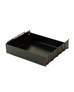 Birch Dell Empty Under-Desk Cable Tray - Black (synthetic illustration; no displayed measurements)