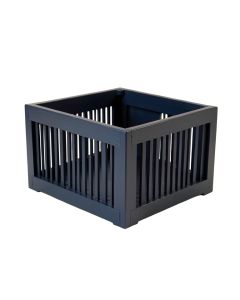 Shore Crossing Empty Furniture-Style Pet Crate - Navy (synthetic illustration; no displayed measurements)