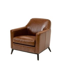 Kasha 26 '' Wide Genuine Leather Armchair (synthetic illustration; no displayed measurements)