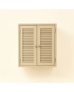 Clay Bluff Wall-Mounted Laundry Cabinet - Beige (synthetic illustration; no displayed measurements)