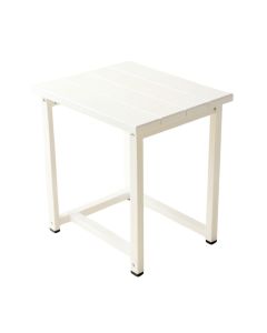 Fern Bend Compact Balcony Table - White