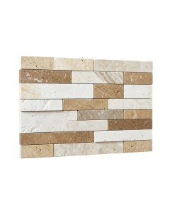1 '' X 4 '' Limestone Linear Mosaic Wall & Floor Tile (synthetic illustration; no displayed measurements)