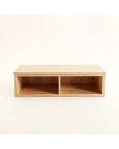 Brook Crossing Shoe Storage Bench - Beige (synthetic illustration; no displayed measurements)