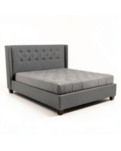 Frenchboro Queen Tufted Upholstered Low Profile Standard Bed (synthetic illustration; no displayed measurements)