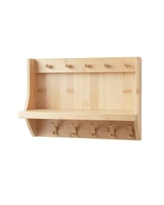 Holly Canyon Wall-Mounted Entryway Organizer Shelf - Beige (synthetic illustration; no displayed measurements)