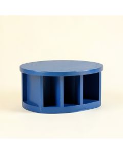 Linden Bridge Shoe Storage Bench - Blue (synthetic illustration; no displayed measurements)
