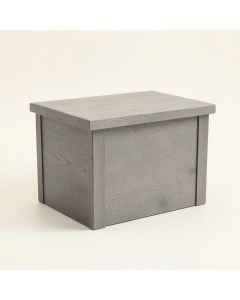 River Bluff Closed Outdoor Storage Box - Gray (synthetic illustration; no displayed measurements)