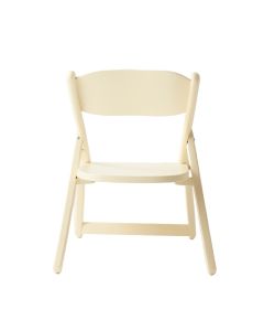Vale Canyon Folding Outdoor Chair - Cream (synthetic illustration; no displayed measurements)