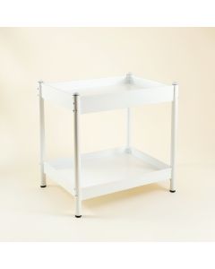 Spruce Bluff Empty Countertop Canister Rack - White (synthetic illustration; no displayed measurements)