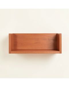 Birch Arc Wall-Mounted Shelf (synthetic illustration; no displayed measurements)