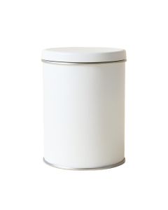 Ridge Bridge Storage Canister With Lid - White