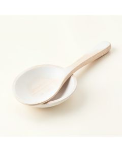 Rowan Branch Cooking Spoon - White (synthetic illustration; no displayed measurements)