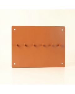 Lake Canyon Empty Wall-Mounted Tool Organizer Panel - Terracotta (synthetic illustration; no displayed measurements)