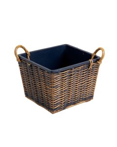 Cedar Bluff Empty Storage Basket - Navy
