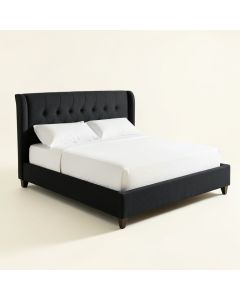 Thaxton Wingback Upholstered Standard Bed (synthetic illustration; no displayed measurements)
