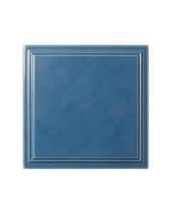 Holly Branch Uninstalled Square Decorative Tile - Blue