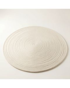 Slate Branch Round Area Rug - Cream (synthetic illustration; no displayed measurements)