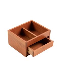 Wren Branch Empty Coffee-Station Organizer - Terracotta