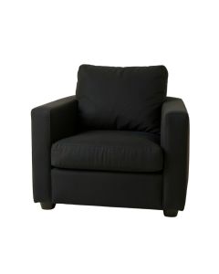 Moss Bend Upholstered Armchair - Black (synthetic illustration; no displayed measurements)