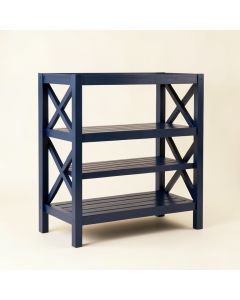 Bay Crossing Empty Seed-Starting Shelving Unit Without Lights - Navy (synthetic illustration; no displayed measurements)
