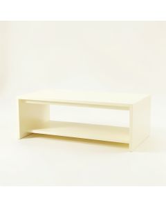 Ridge Crest Coffee Table - Ivory (synthetic illustration; no displayed measurements)