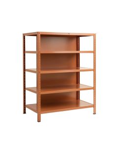 Spruce Brook Empty Seed-Starting Shelving Unit Without Lights - Terracotta (synthetic illustration; no displayed measurements)